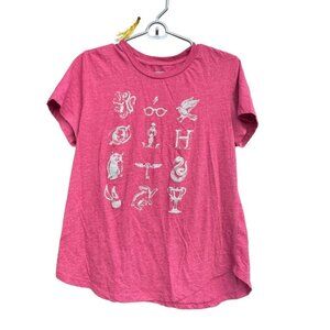Harry Potter Maroon Ladies Tee Size Medium